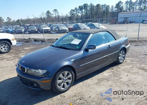2006 BMW 325Ci from USA, damaged, VIN WBABW33456PX83563